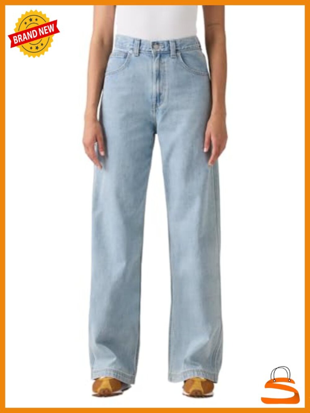 Baggy Carpenter Jeans with Cinch Waist - Straight Leg Wide Cut